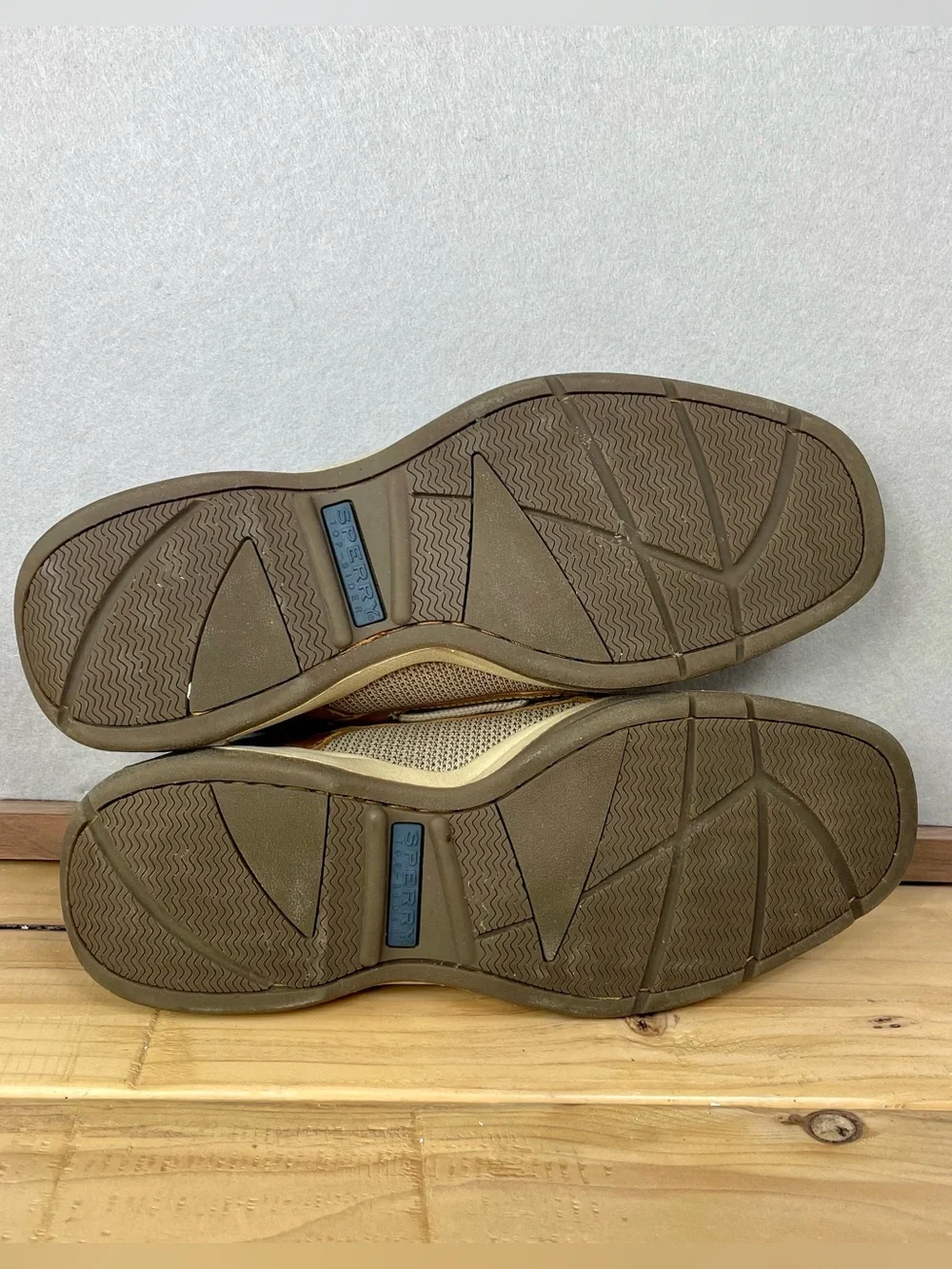 Sperry Top-Sider Intrepid Mens 10 Tan Leather Boat Shoes